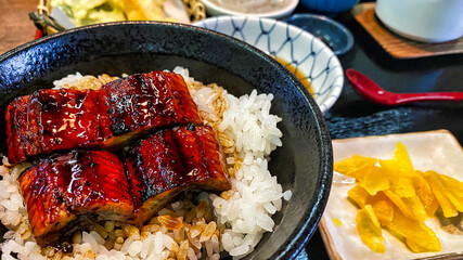 定食屋さんで食べたうな重