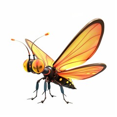 Fototapeta premium Firefly 3D cartoon isolated whitebackground 