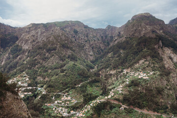 Village in the Nuns Valley, Madeira, Portugal
