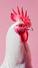 Chicken close-up portrait