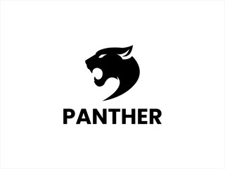 black panther logo,wolf logo design