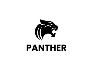 black panther logo,wolf logo design