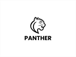 black panther logo,wolf logo design