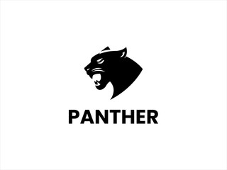 black panther logo,wolf logo design