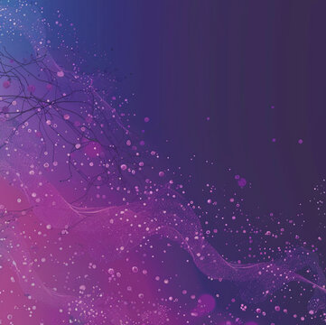 a sifi and modern gradient background with hues of different shades of purple for biotech startup with inspriation from microbiomes and bacteria