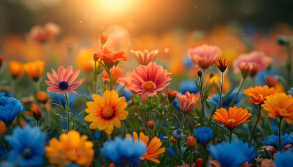 Obraz premium flowers background