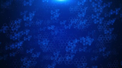 Digital health, innovative healthcare technology futuristic chemical structural formulas Health care science Medical innovation background design. Geometric hexagons. Medicine, science technology. - Powered by Adobe