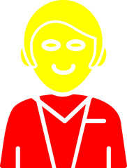 Fototapeta premium Business Man Vector Icon