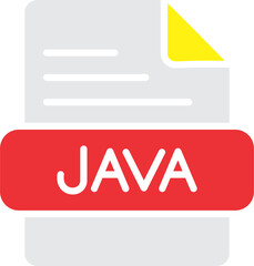 Obraz premium JAVA Vector Icon