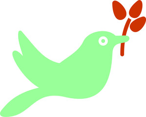 Cute Bird Vector Icon