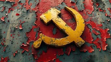 Hammer and sickle, symbol of communism