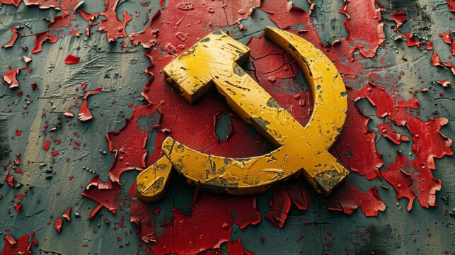 Hammer and sickle, symbol of communism