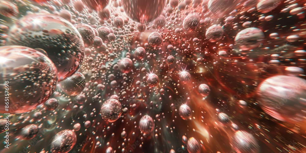 Poster abstract illustration of singularity concept. origin of life. space and science. background image. c