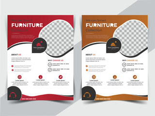 professional flyer templates design, corporate leaflet vector design