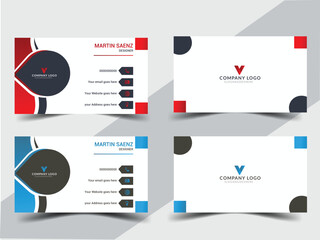 corporate Business card templates design , professional visiting card vector  