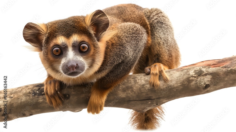 Poster 2. create a high-resolution image of lorises showcasing their unique features and slender bodies, wi