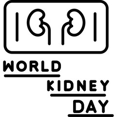 World Kidney Day Icon