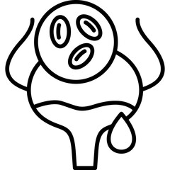 Blood In Urine Icon