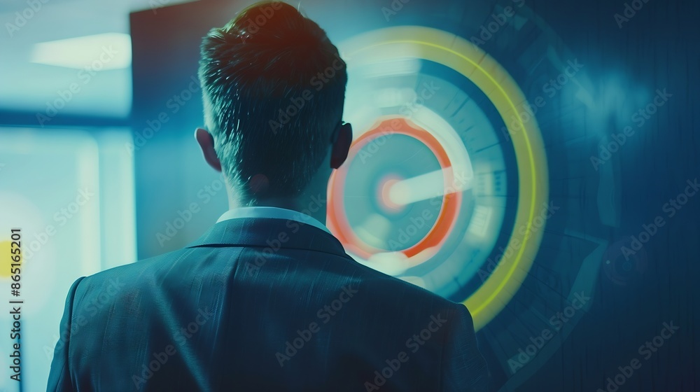 Poster target customer buyer persona customer behavior concept marketing plan and strategies personalizatio