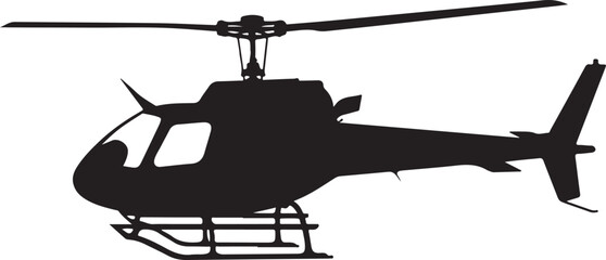 helicopter silhouettes collection