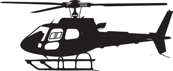 helicopter silhouettes collection