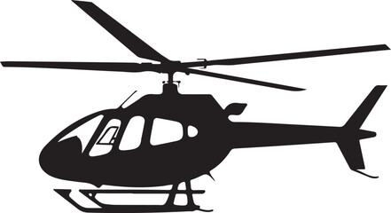 helicopter silhouettes collection