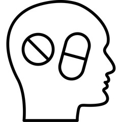 Drug Addict Icon