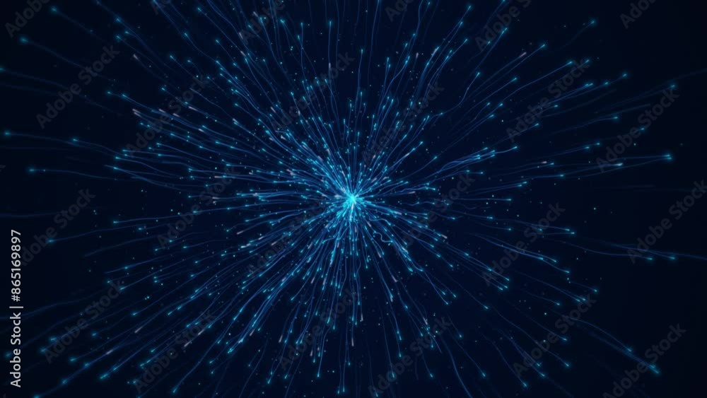 Poster tech, innovation future data, internet network, ai big data, lines connection, artificial intelligen