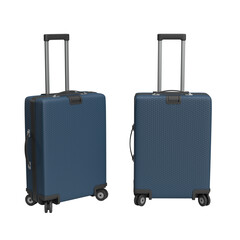 suitcase in two positions 