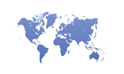 World map isolated modern colorful style. for website layouts, background, education, precise, customizable, Travel worldwide, map silhouette backdrop, earth geography, political, reports. 