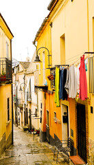 Melfi, borgo e castello medievali in provincia di Potenza, Basilicata. Italy