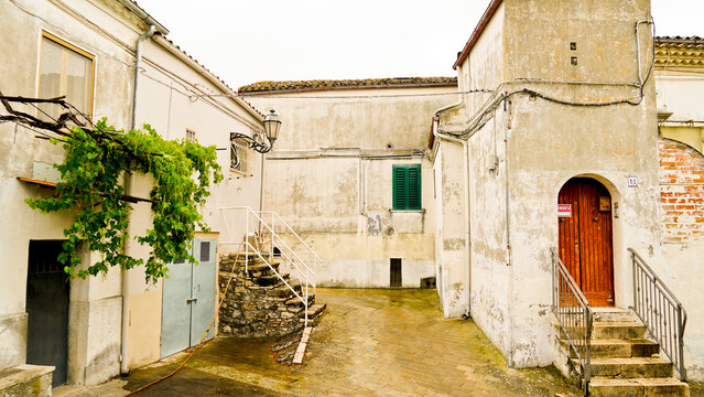 Melfi, borgo e castello medievali in provincia di Potenza, Basilicata. Italy