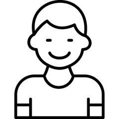 Obraz premium Little Boy Icon