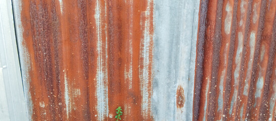 rusty zinc texture