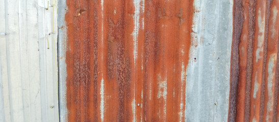 rusty zinc texture