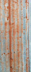 rusty zinc texture