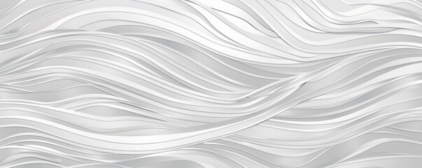 pattern of waves, thin lines on light gray background. Simple elegant seamless texture for textile design, wallpaper, packaging and web design. 