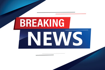 breaking news poster banner graphic design icon logo sign symbol social media website coupon

