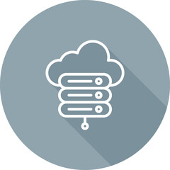 Cloud Storage Vector Icon