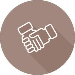 Fototapeta premium Handshake Vector Icon