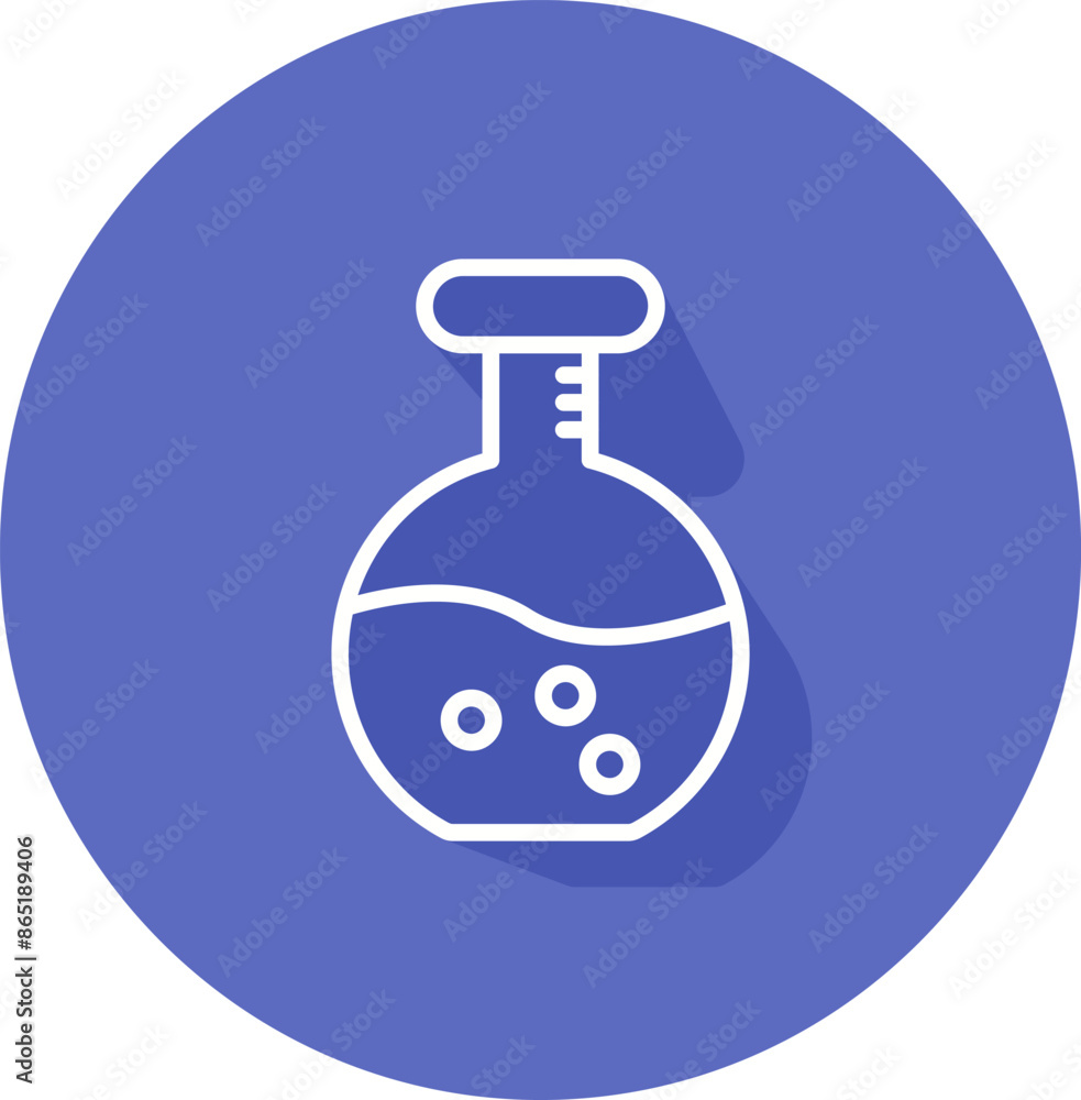 Wall mural flask vector icon