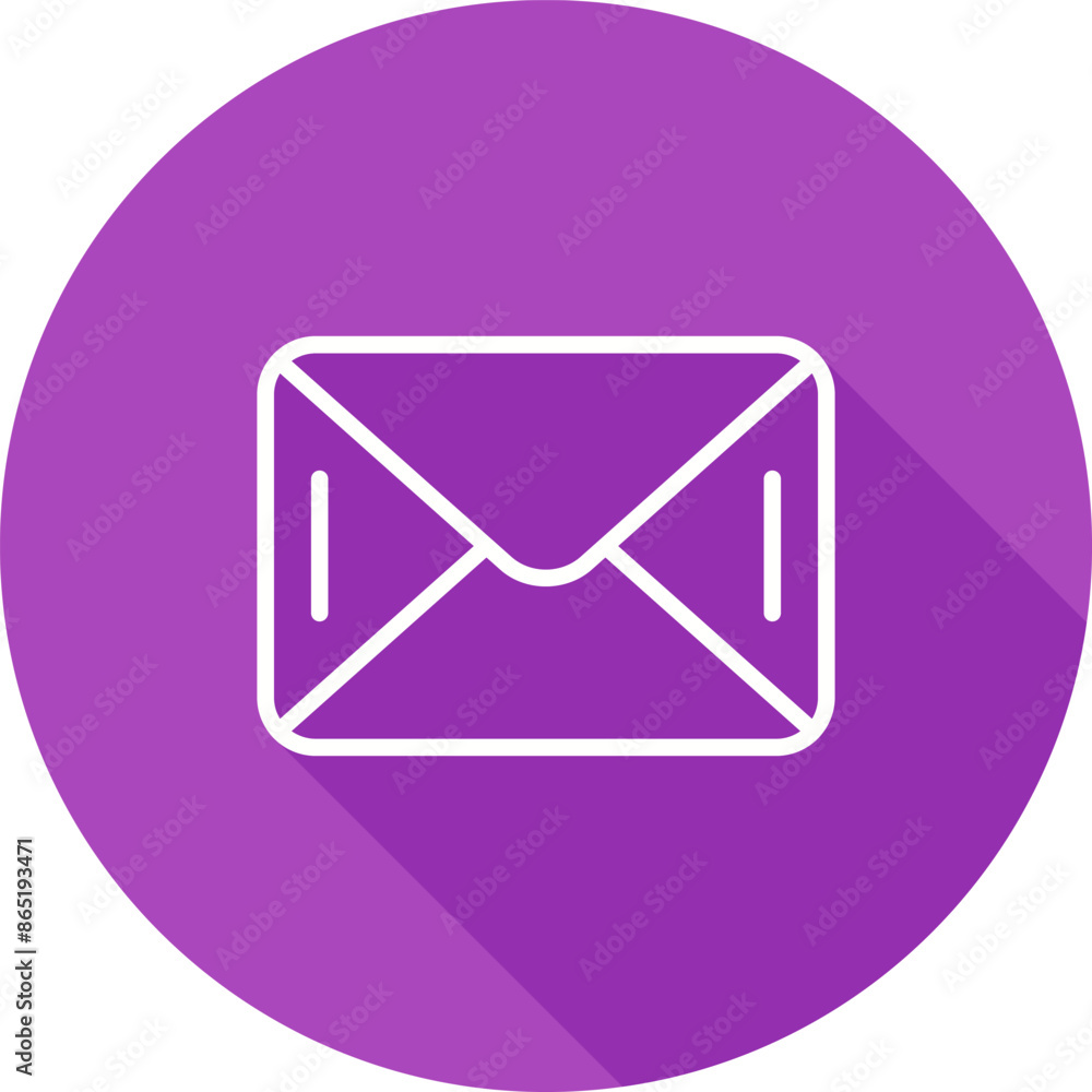 Poster Email Vector Icon