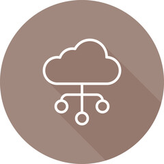 Cloud Computing Vector Icon