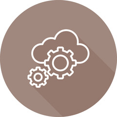 Cloud Orchestration Vector Icon