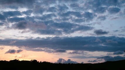 Fototapeta premium 早朝時のマジックアワー