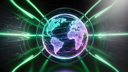 World wide web in continuous motion and infinity.