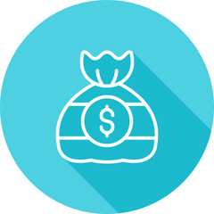 Money Bag Vector Icon