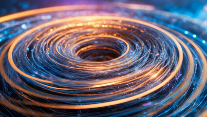 World wide web in continuous motion and infinity.