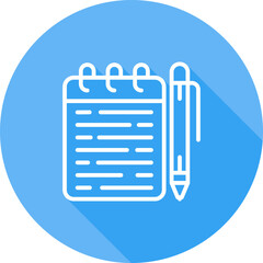 Memo pad Vector Icon