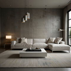 modern living room interior design with home design 